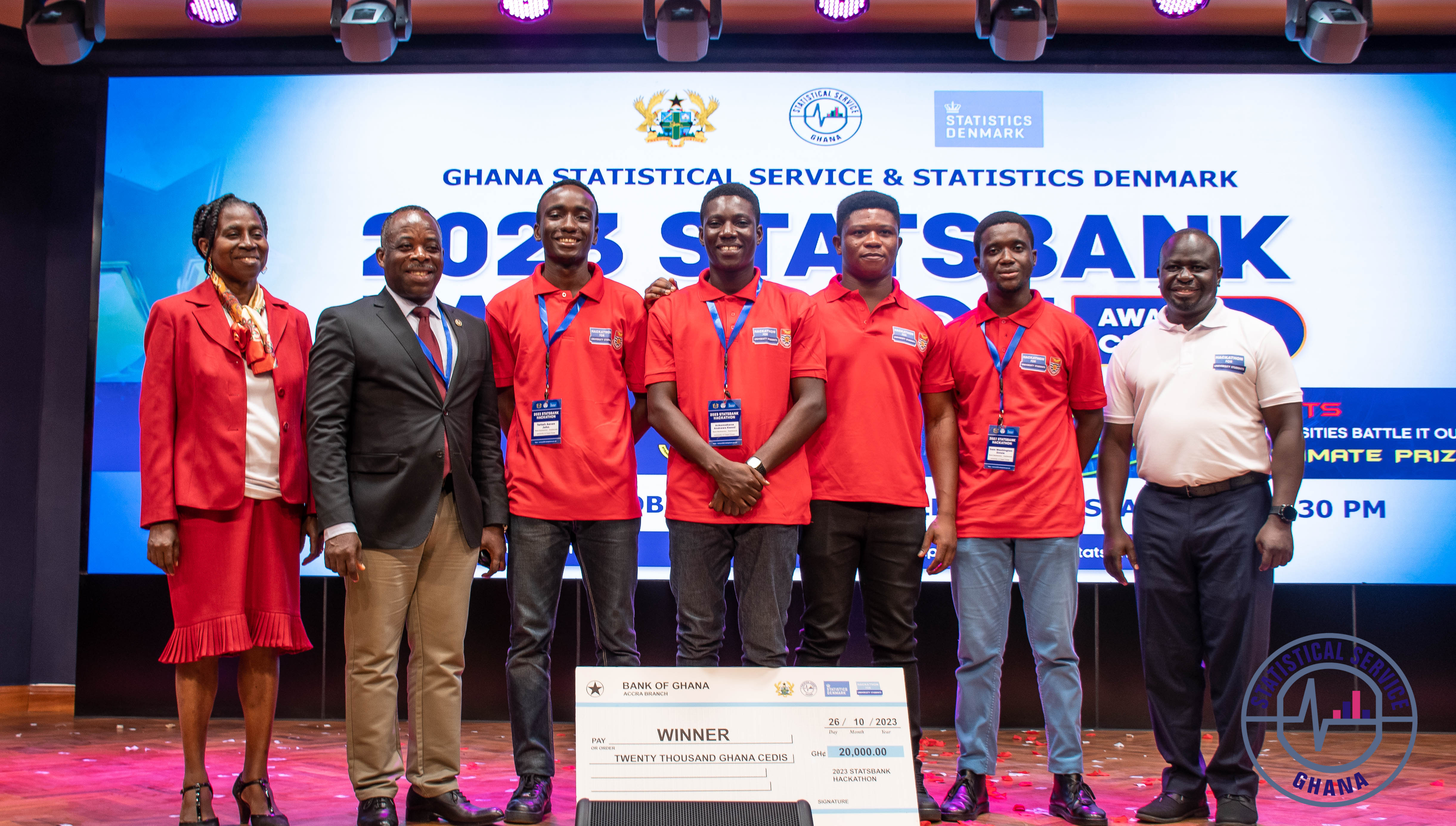 Our Software Engineer together with colleagues wins the 2023 GSS StatsBank Hackathon
